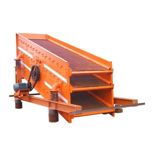 Quality Mineral Products Inclined Vibrating Screen Machines Self Synchronization for sale