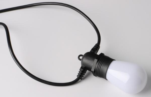 Outdoor Weatherproof Flexible Led Light String Hanging Sockets Perfect Patio