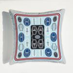 Customisable Navy Blue White Japanese Cushion Cover Wedding Decor Pillowcase