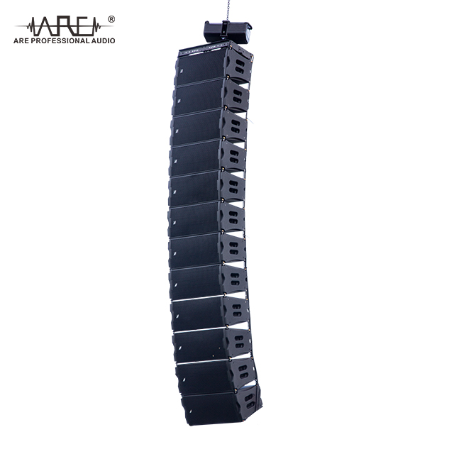 ARE Audio Portable Line Array Outdoor Line Array System with Eight Dual 10" Full Range and Four 21" Bandpass Subwoofers