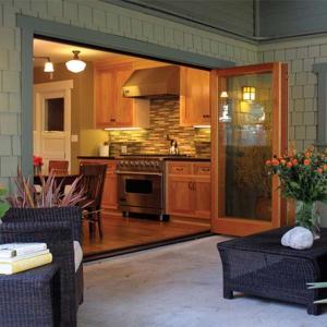 Wholesale New design aluminum frame tempered glass folding door for villa/house/building from china suppliers