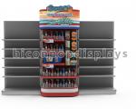 6 Layer Custom Retail Store Fixtures Cold Rolled Metal Display Shelving
