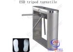 Fingerprint And RFID Half Height Turnstiles systems , Semi auto train station