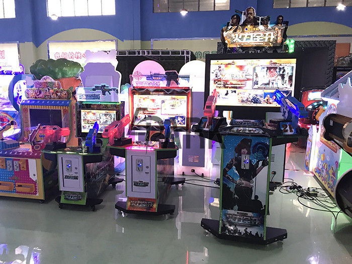 Amusement Shooting Arcade Machines Coin Operated Ultra Fire Power Game