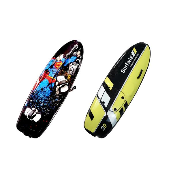 BluePenguin Lightweight Red Electric/Fuel Jet Water Sports Surfboard for Lakes