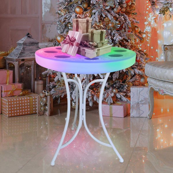 Interactive LED Sensory Light Desk with Touch-Responsive Light and Eye Protection LED for Kids - Durable PE Plastic Study Table