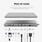 15cm Cable 3.5mm Audio 4K 30Hz HDMI 87W PD USB C Hub