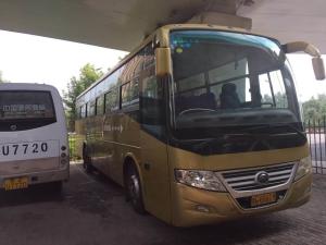 Wholesale 52 Seats 2012 Used Yutong Buses Yellow Front Diesel Engine Left Steering ZK6112 from china suppliers
