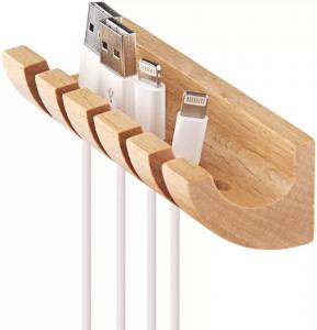 Wholesale 9*4*3cm Wood Desk Organizer Natural Bamboo For Cable Management from china suppliers