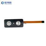 Two Buttons PET Flexible Membrane Switch , RAL Tactile Metal Dome Switch