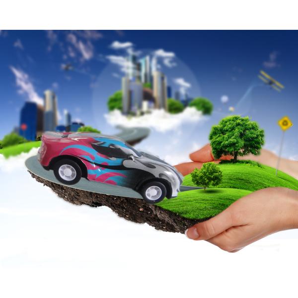 New Style Kids Solar Powered Toy Car Walking Along With A Drawing Line