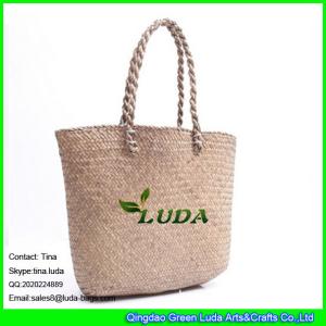Wholesale LUDA women straw tote bag seagrass weave storage basket bag from china suppliers