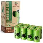 Non - Toxic 100% Biodegradable Poop Bags , Biodegradable Plastic Bags Refill