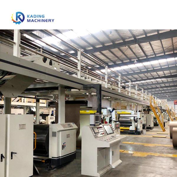 5 Ply Corrugation Line Carton Box Making Machine Corrugated Paper Sheets
