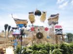 Customized Childrens Water Park Fiberglass Water Slides Entertains for Water
