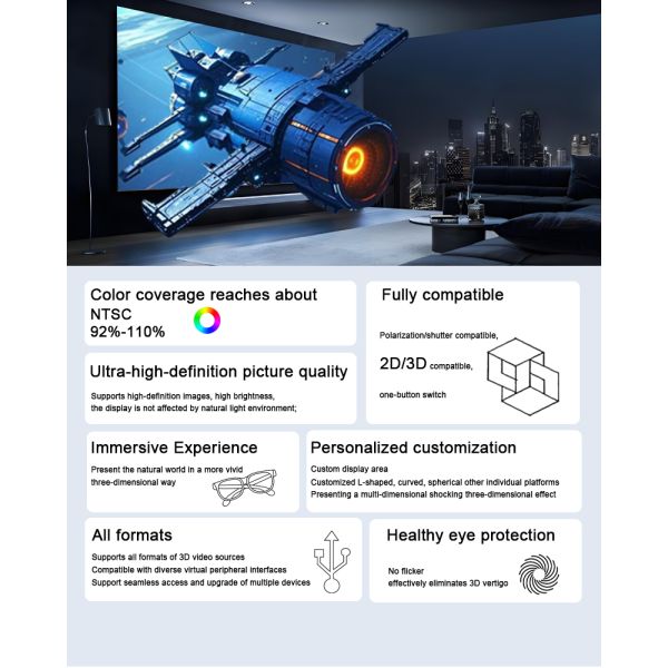 3x3 Outdoor Interactive Video Wall LED Display Advertising Screen 3D Indoor Immersive LED Screen Price