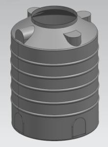 Wholesale 500 Liters Roto Mould Water Tank Strong Impact Resistance from china suppliers