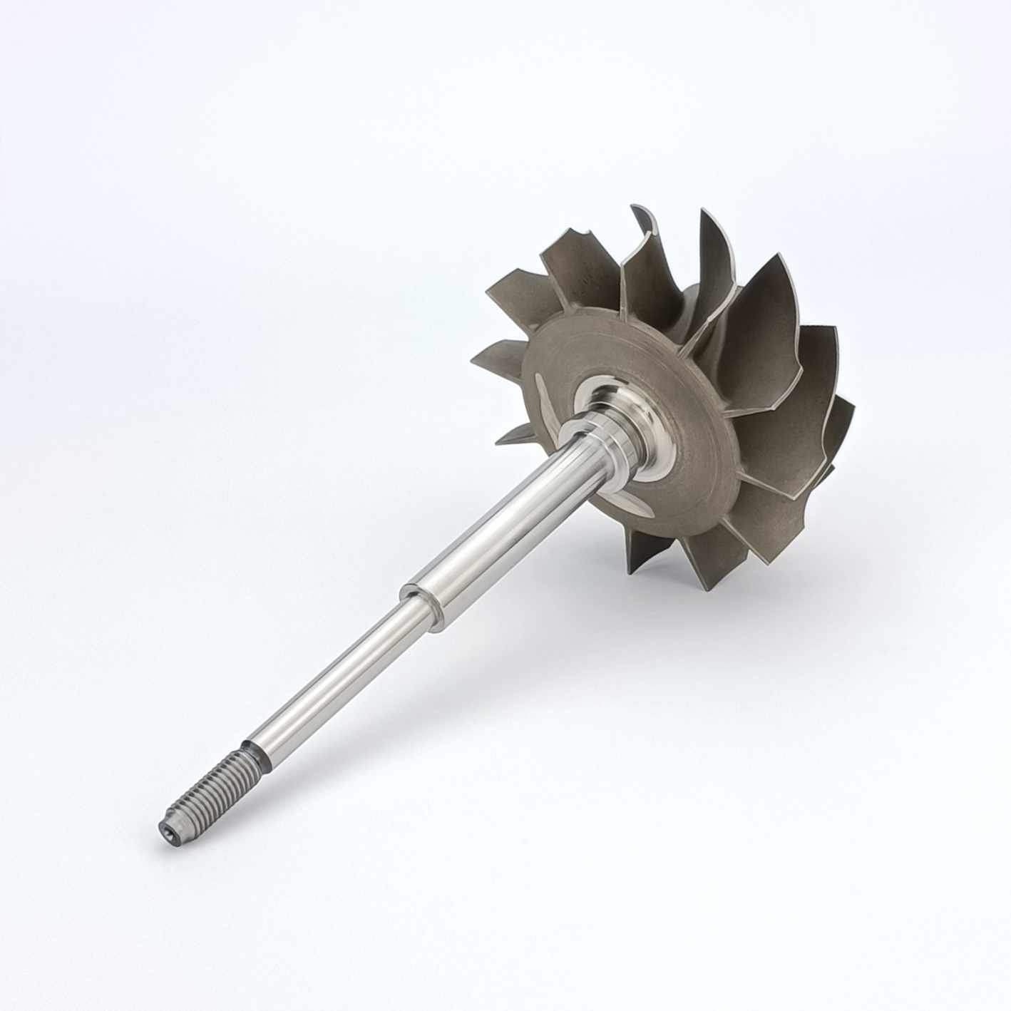 MS-TECH Turbo HX50 Turbine Wheel Shaft 3534287 Ind 86mm Exd 77mm Blades12
