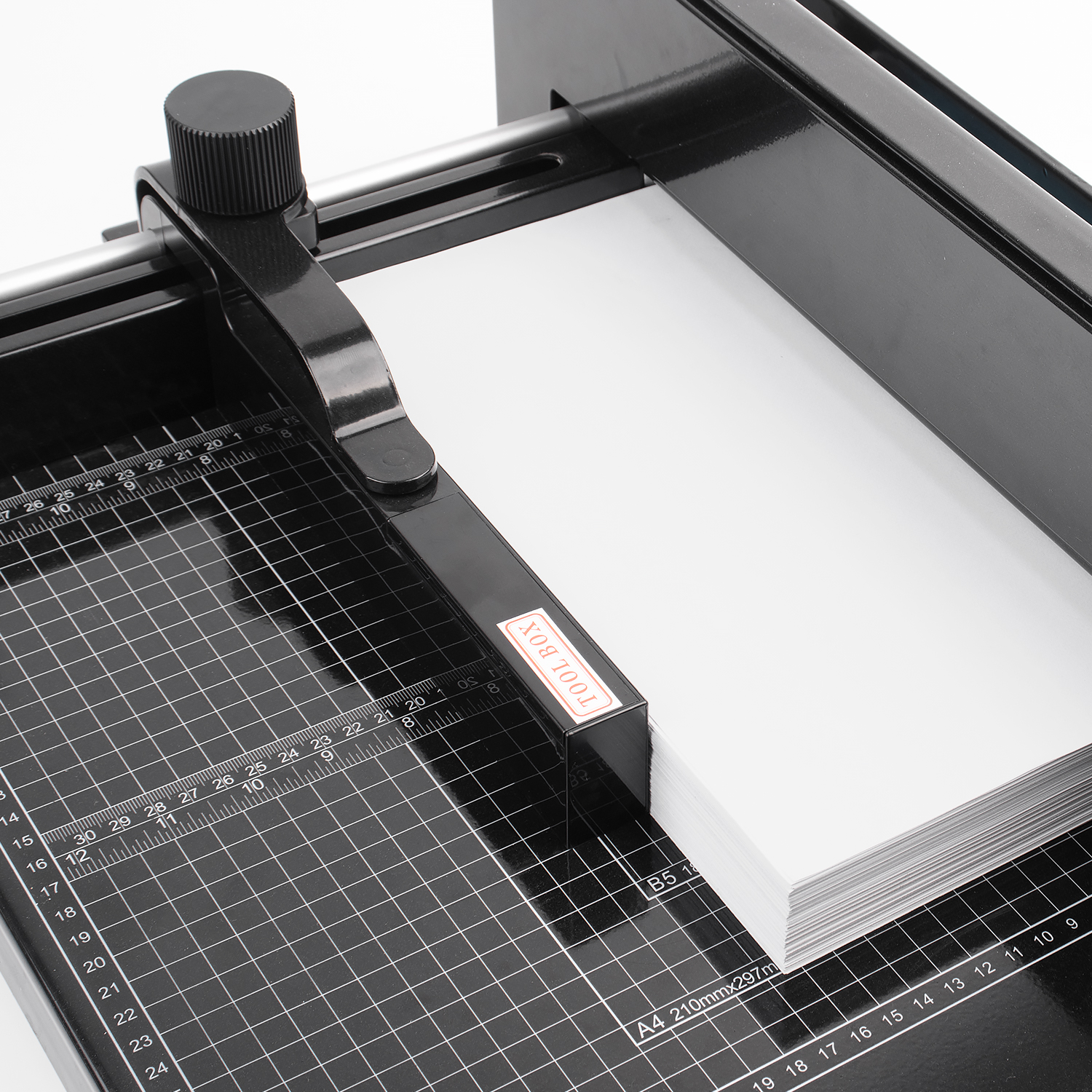 17Kg Manual Paper Cutter 12 inch Guillotine for 400 Cutting Sheets 858 A4 Trimmer
