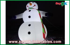 Wholesale Outdoor 5m Giant Lighting Inflatable Christmas Snowman Decoration from china suppliers