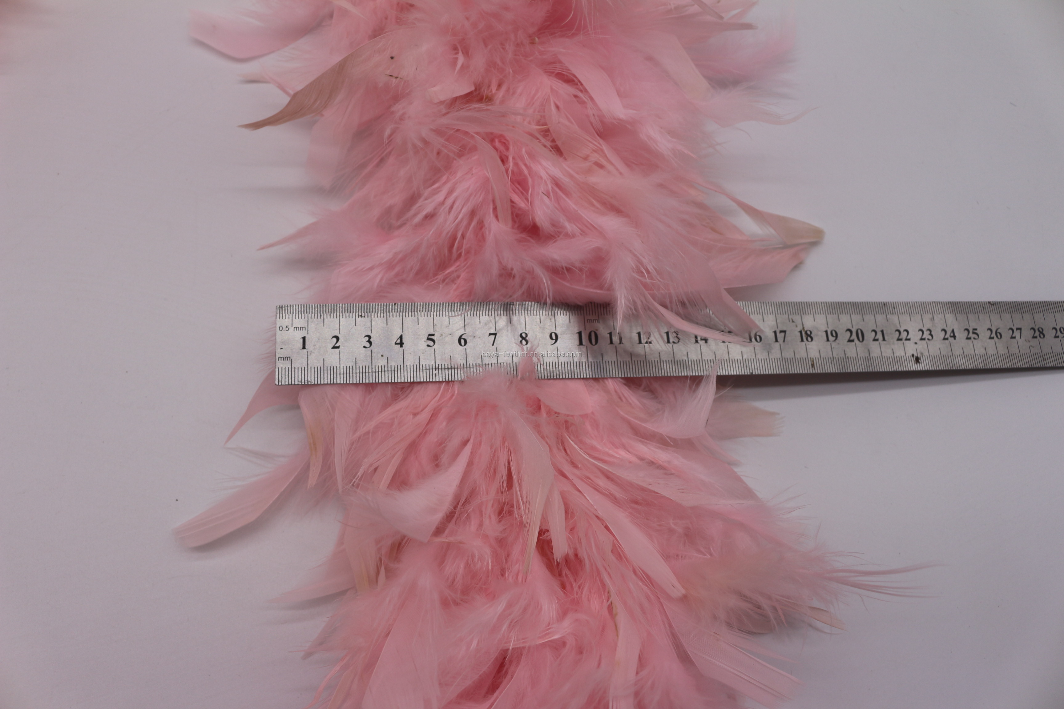 Marabou And Turkey Chandelle Feather Boa , Green Feather Scarf Festival Decoration
