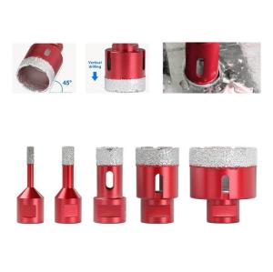 Wholesale Dry Wet Masonry Hollow Diamond Drill Bit For Granite 25x60x20xM10 from china suppliers