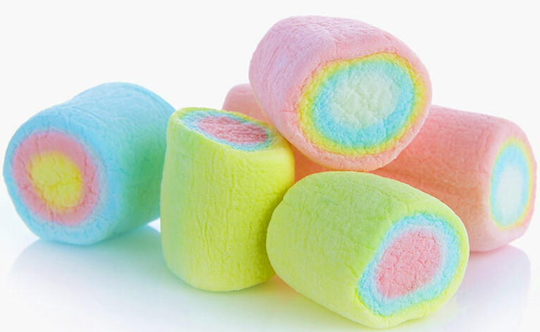 A to Z Marshmallow production line Long twist marshmallow cotton candy line 100kg/h