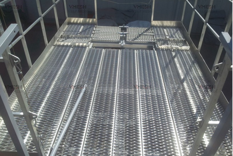 300mm Aluminum Serrated Metal Grating Grip Strut Walkway non rusting
