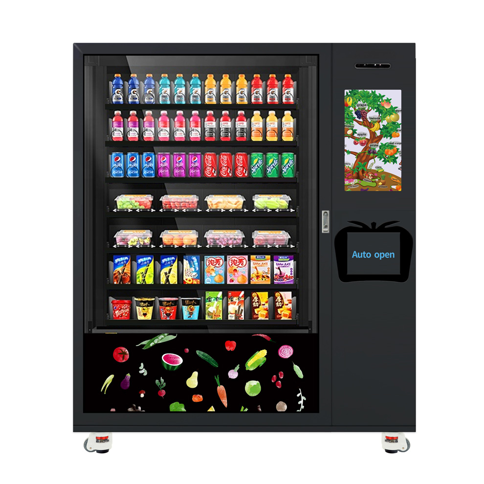 Automated Cold Drink Snack Soda Vending Machine Retail Store Micron Smart Vending Machine