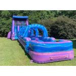 PVC 0.55mm Outdoor Gigantic Commercial Inflatable Bounce Double Lanes Marble