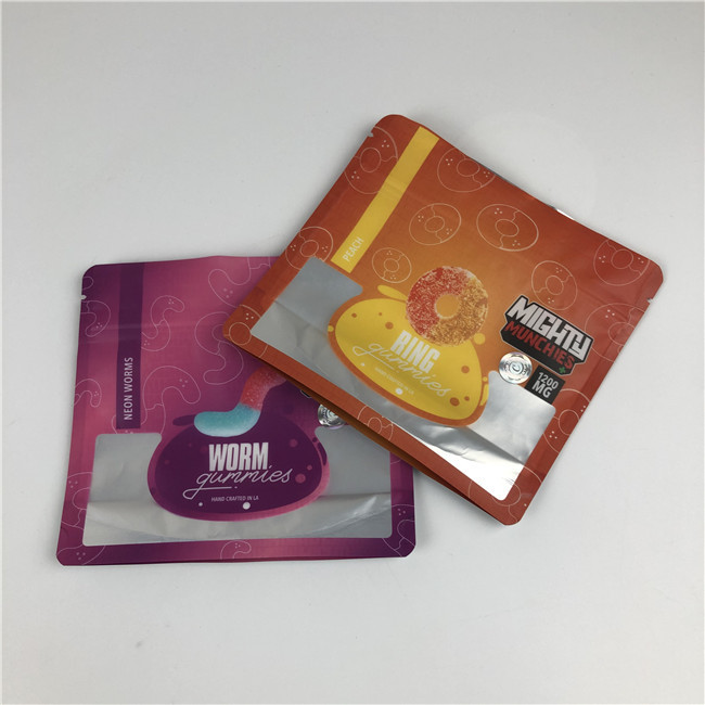 Professional Service Digital Printed Bags with Glossy/Matte Printing Finishing Gummy Edible Mylar Bags