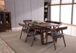 European Style Wood Furniture Square Dining Table
