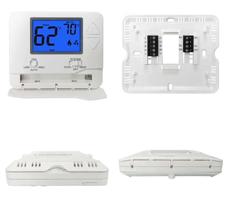 Anti - Flammable Non Programmable Room Thermostat NTC Sensor Eco - Friendly