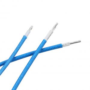 China VDE UL 3068 Flexible Fiberglass Wire 150C SGS Braid Silicone Rubber Wire on sale