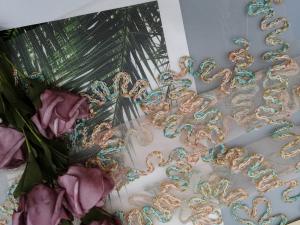 Wholesale Crochet Corded Lurex Embroidery Metallic Lace Fabric from china suppliers