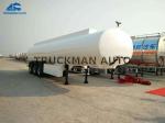 Safety Oil Tank Trailer 50m3 6 Comdepartment 28t - 70 Tons With The Sea Valve