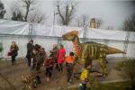 Frp Life Size Dinosaur Statue Display In Special Independent Decoration Park