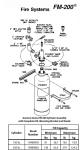 Odorless 120Ltr Fm 200 Fire Protection System