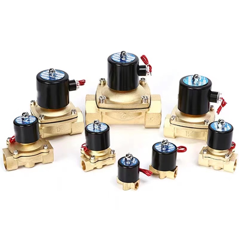 Brass Normal Closed Solenoid Valve Water Valve Air Valve Pneumatic Switch