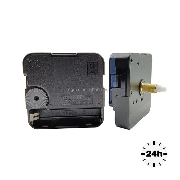 Quartz unique 24 hour clock movement accessories