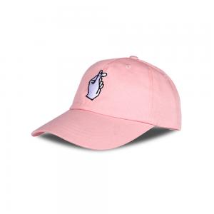 Wholesale Cotton Pink Black Sports Dad Hats Chic Design Sun Protection Headwear from china suppliers