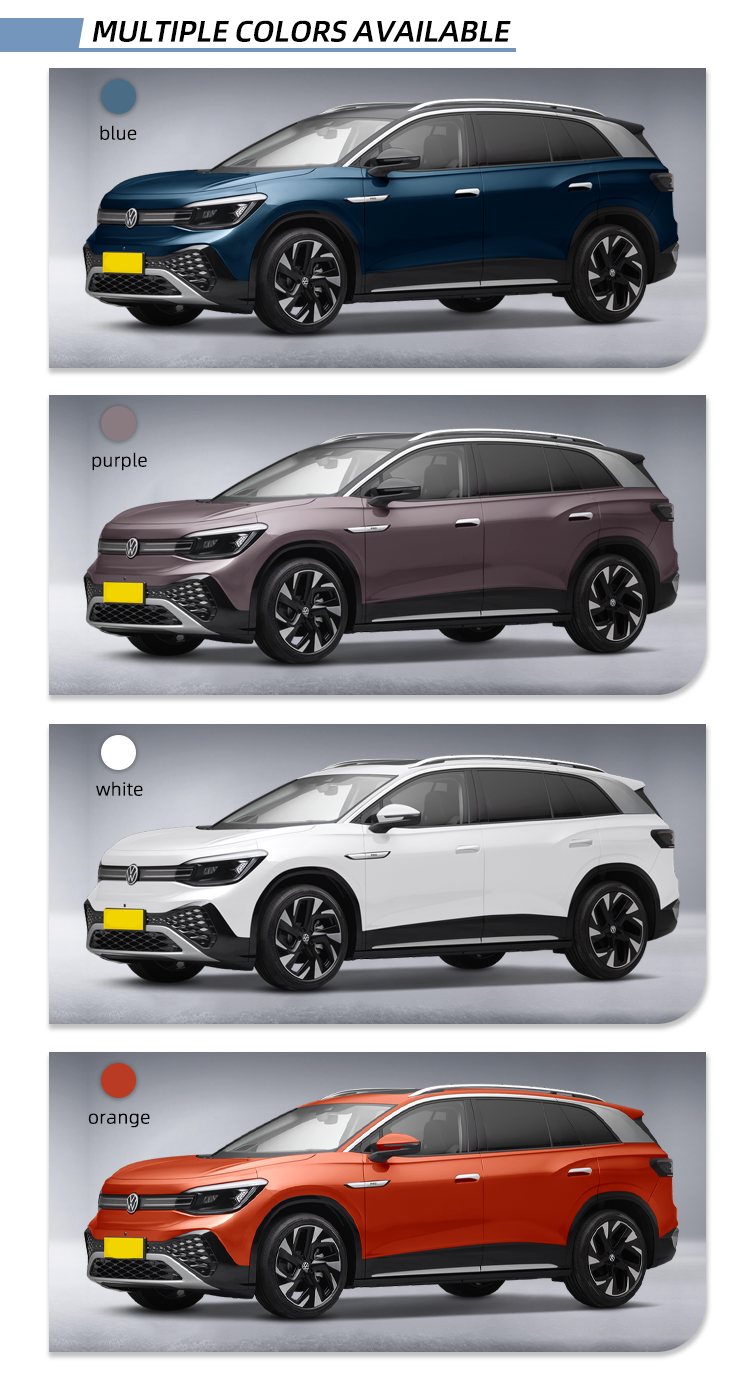 In stock VW ID. 6 PRO EV SUV Wholesale price 0KM used car The most popular rechargeable car Luxury SUV made in China EV Car