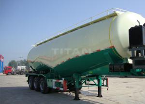 China TITAN VEHICLE triple axle bulk cement silo truck cement silo trailer for south africa on sale