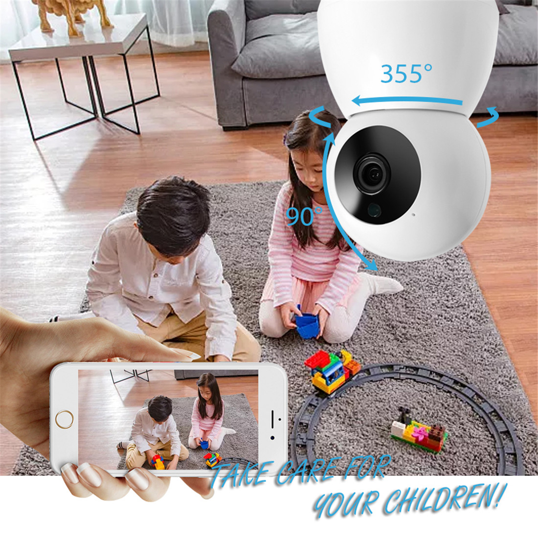Smart Life 720P 1080P IP Camera Wireless Wi-Fi Camera Security Surveillance CCTV Camera Baby Monitor