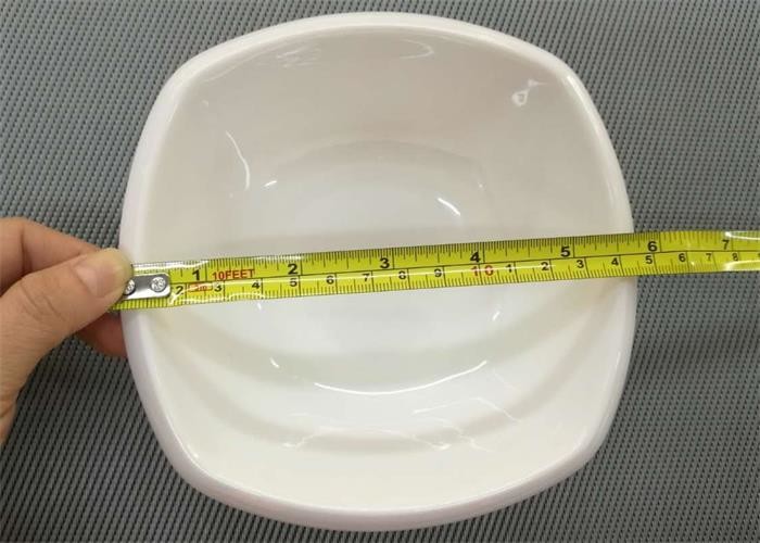 Square Bowl Unbaked White Porcelain Dinner Set UNK Bowl Diameter 5cm Weight 200g
