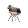 Buy cheap Upholstered Wooden Patchwork Armchair Home Furniture For Dining Room from wholesalers