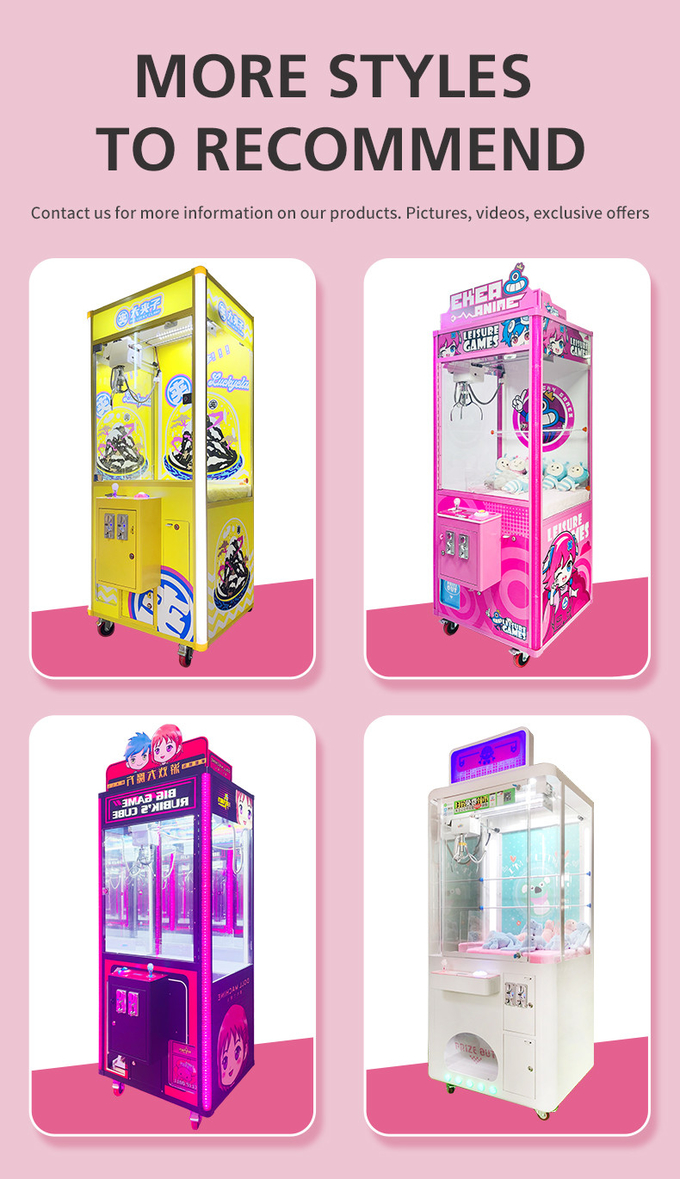 Big Doll Machine 44inch Coin Operated Game Toy Claw Crane Machine With Bill Acceptor Moved Star