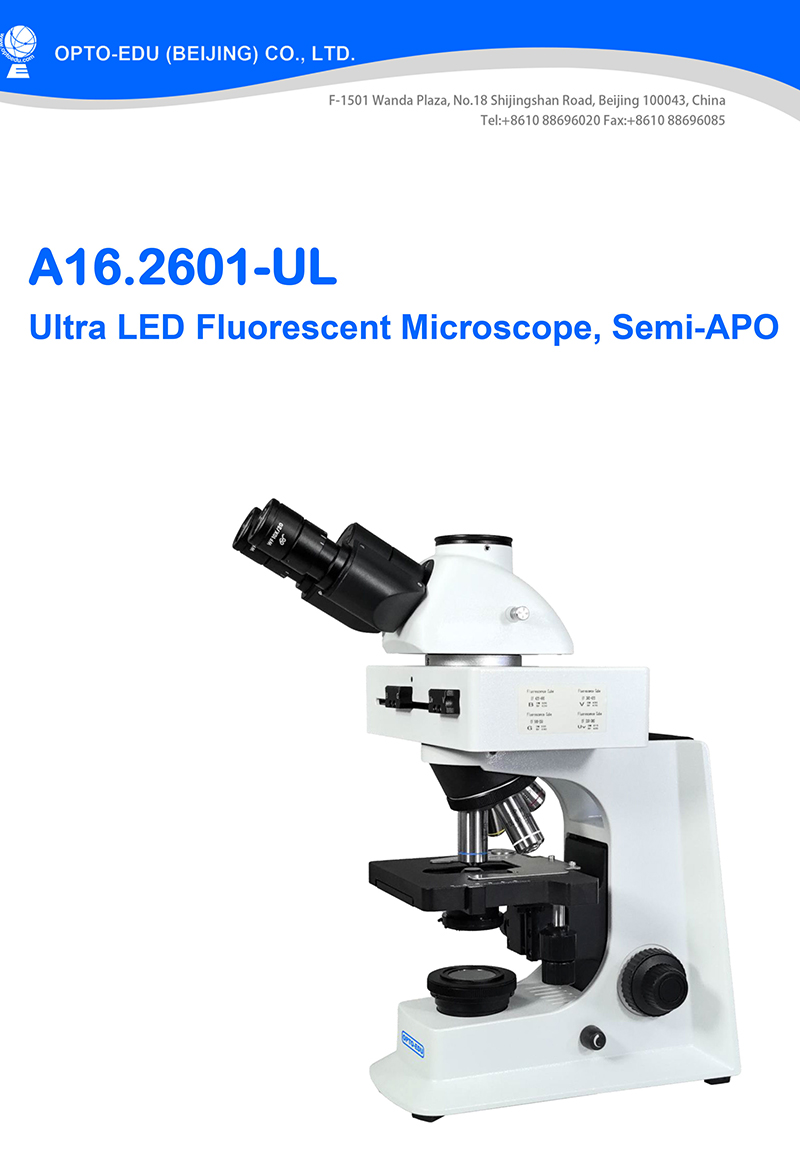 OPTO-EDU A16.2601-UL Fluorescence Microscopy 3W LED Illumination Systems Ultra LED Fluorescent Microscope