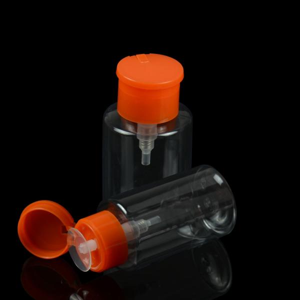 3.3oz 100ml PET Cosmetic Bottle Nail Polish Remover Bottle With Polish Remover