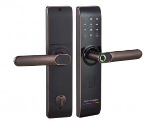 Wholesale Anti Theft Intelligent Door Lock Tuya APP Zinc Alloy WiFi Gate Lock from china suppliers